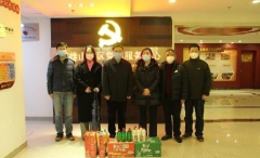 情系社区 共克时艰 济南革命烈士陵园再次向英雄山社区捐助防疫物资