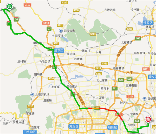 北京朝阳陵园地图路线